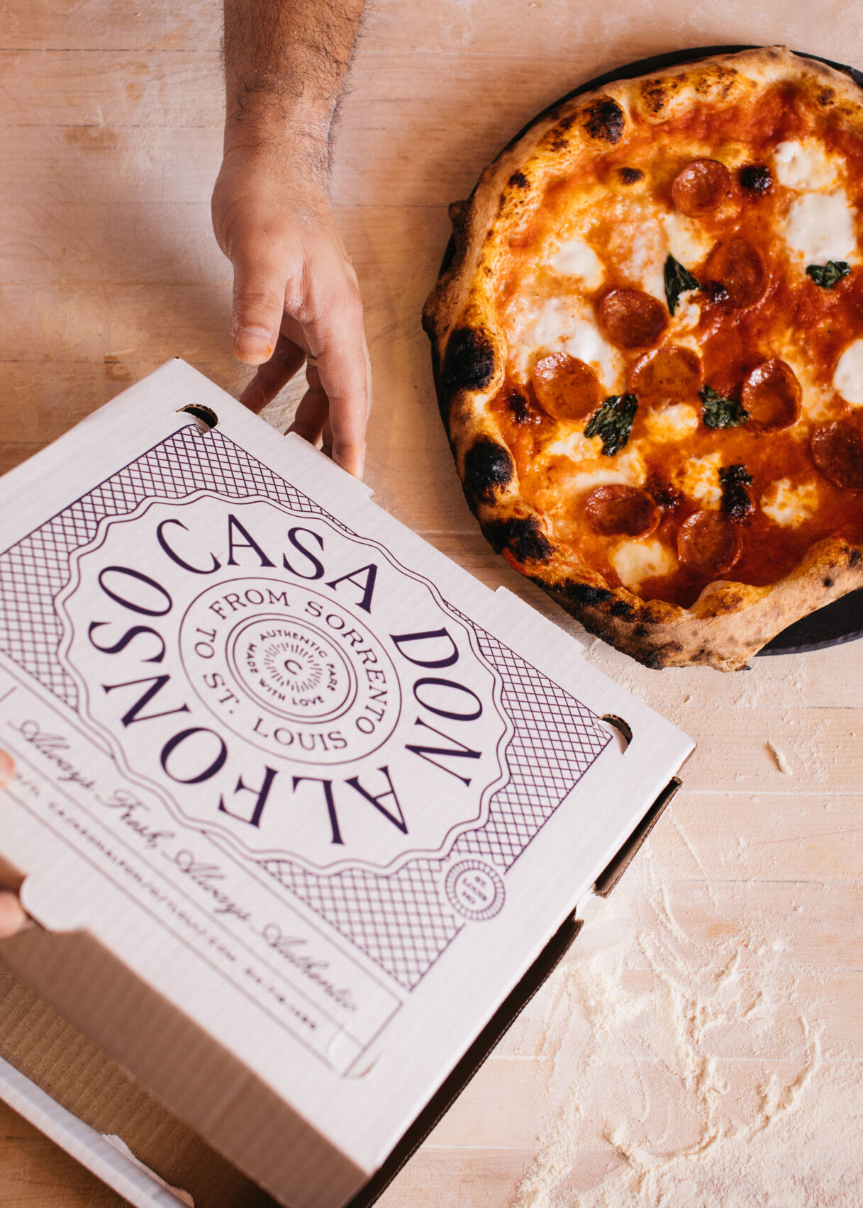Casa don Alfonso pizza